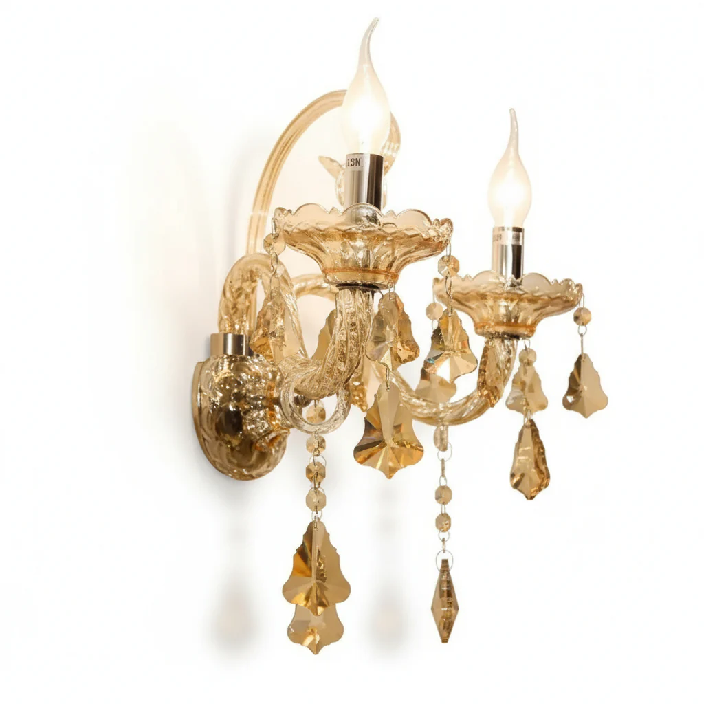 Cognac Unique Wall Luxury Lamp - Image 6