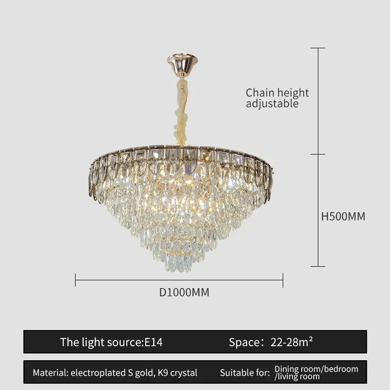 Crystal Chandelier Post-Modern Luxury Lighting - Image 10