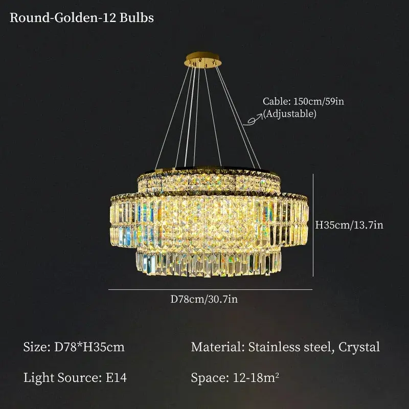 Crystal Dining Room Luxury Chandelier - Image 11