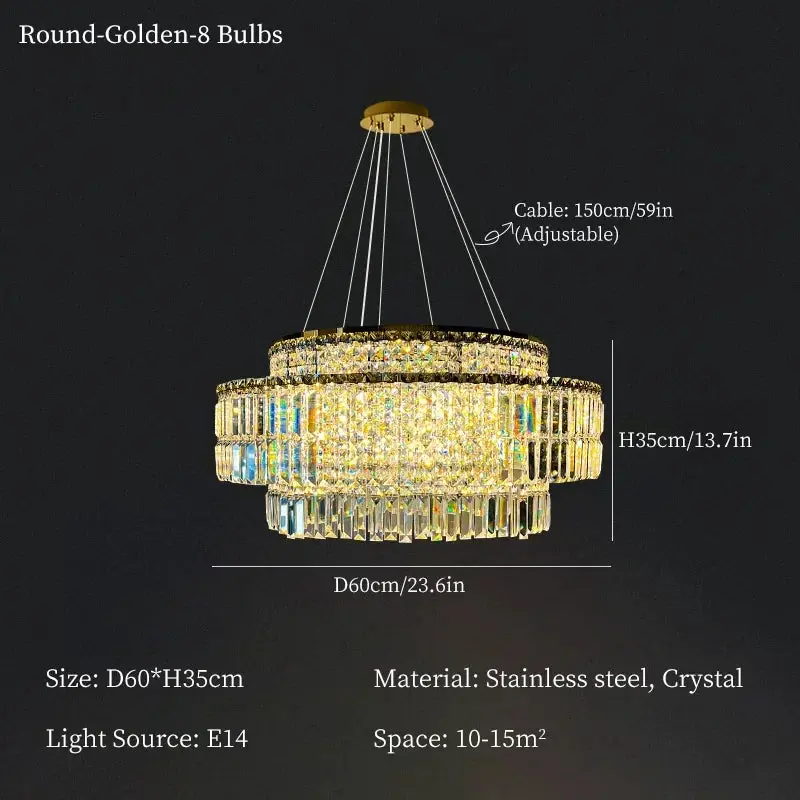Crystal Dining Room Luxury Chandelier - Image 14
