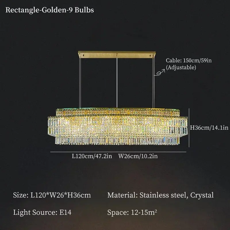 Crystal Dining Room Luxury Chandelier - Image 17