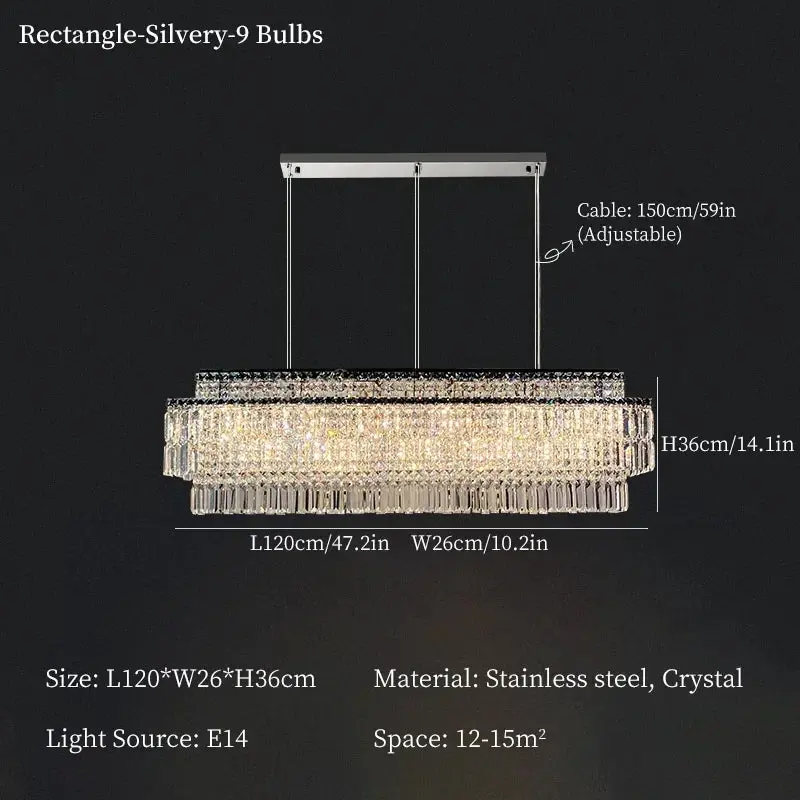 Crystal Dining Room Luxury Chandelier - Image 8