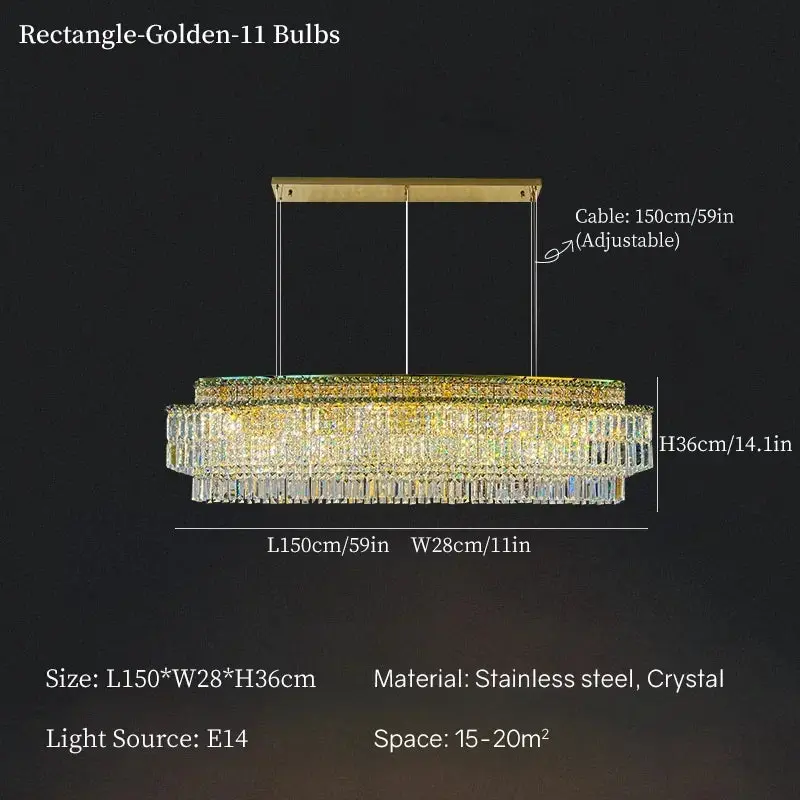 Crystal Dining Room Luxury Chandelier - Image 9