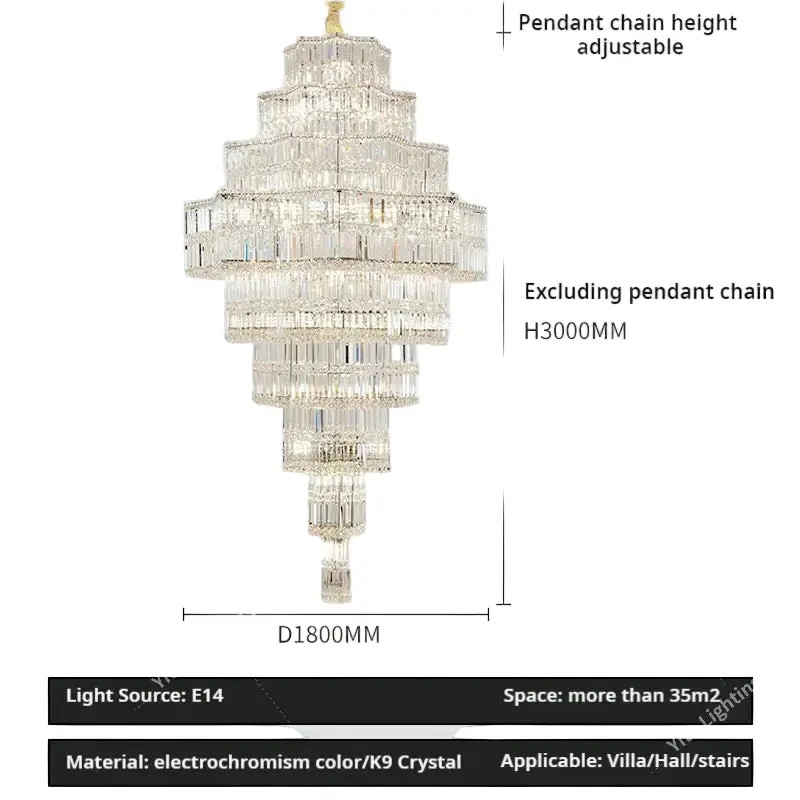 Large Chandelier Duplex Modern Mezzanine Villa - Image 11