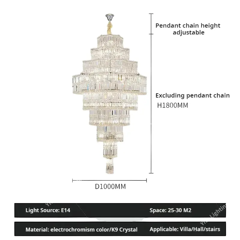 Large Chandelier Duplex Modern Mezzanine Villa - Image 14