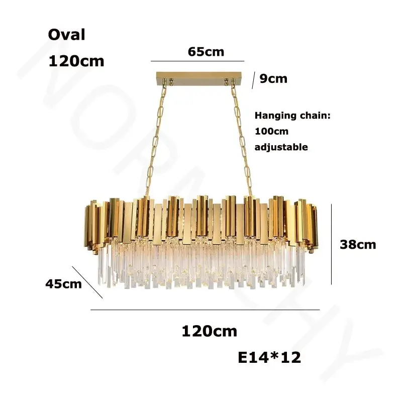 Lustre Suspension Staircase Luxury Chandelier - Image 10