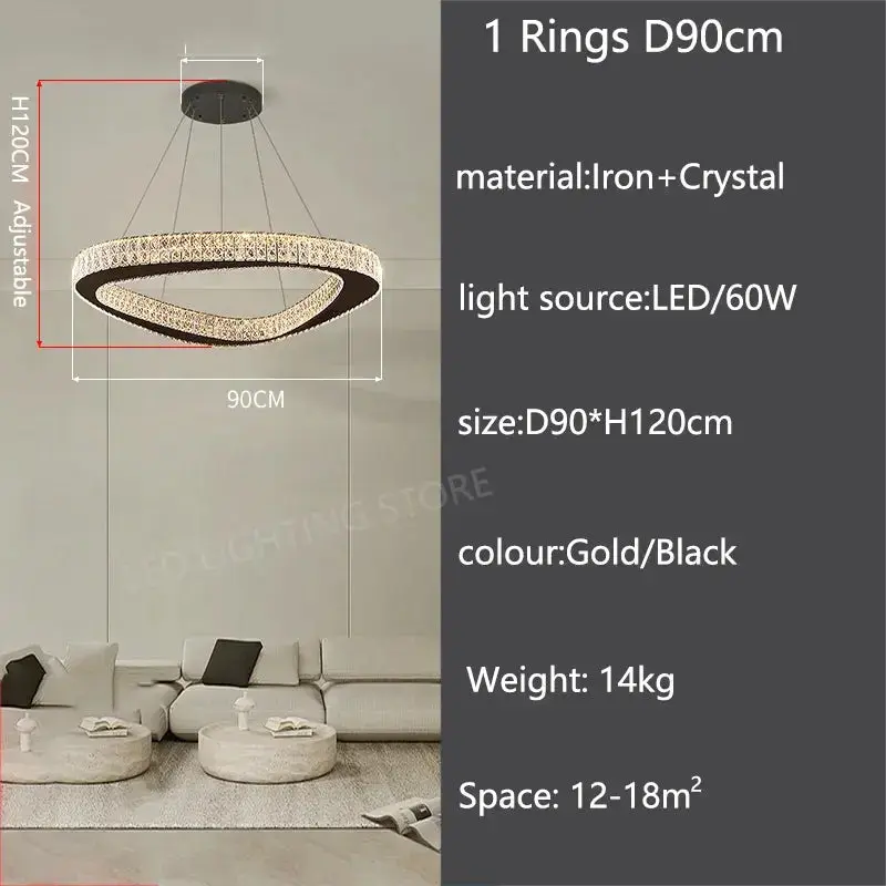 Luxury Modern Home Decoration Villa Chandelier - Image 25