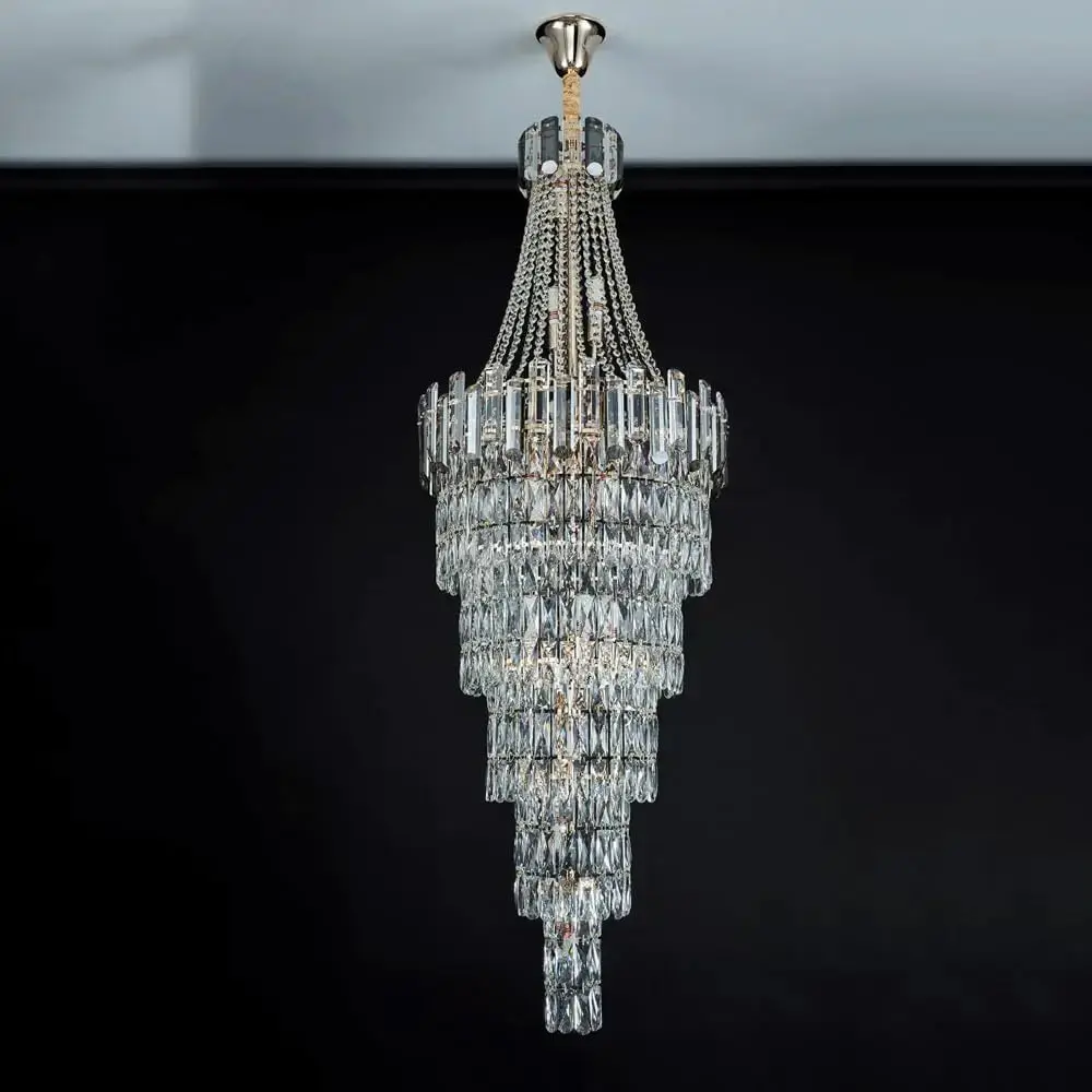 Luxury Villa Staircase Large Chandelier - Image 4