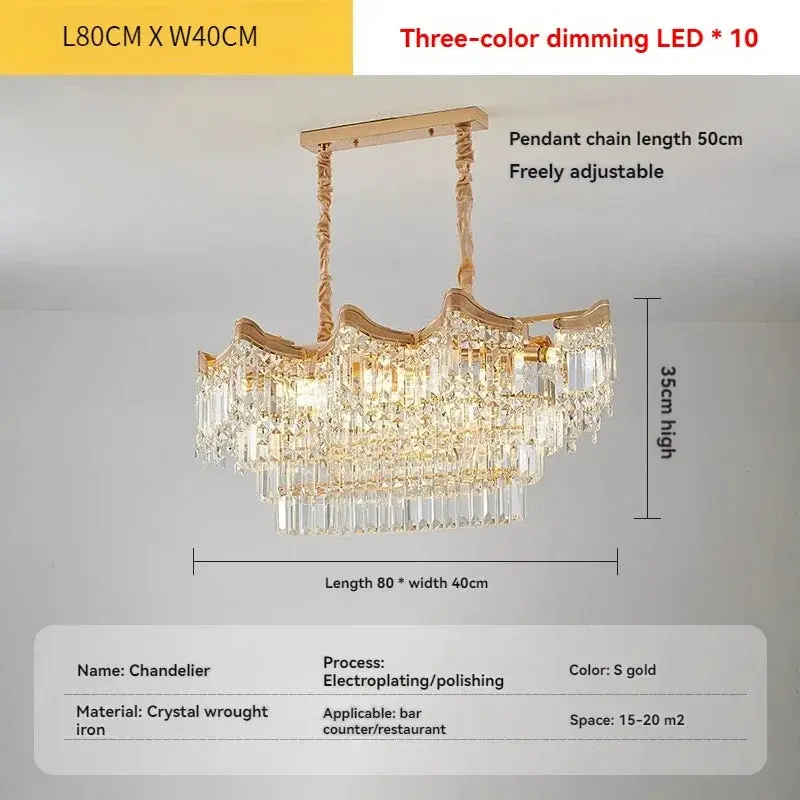 Modern Luxury Stairs Large Crystal Chandeliers - Image 8