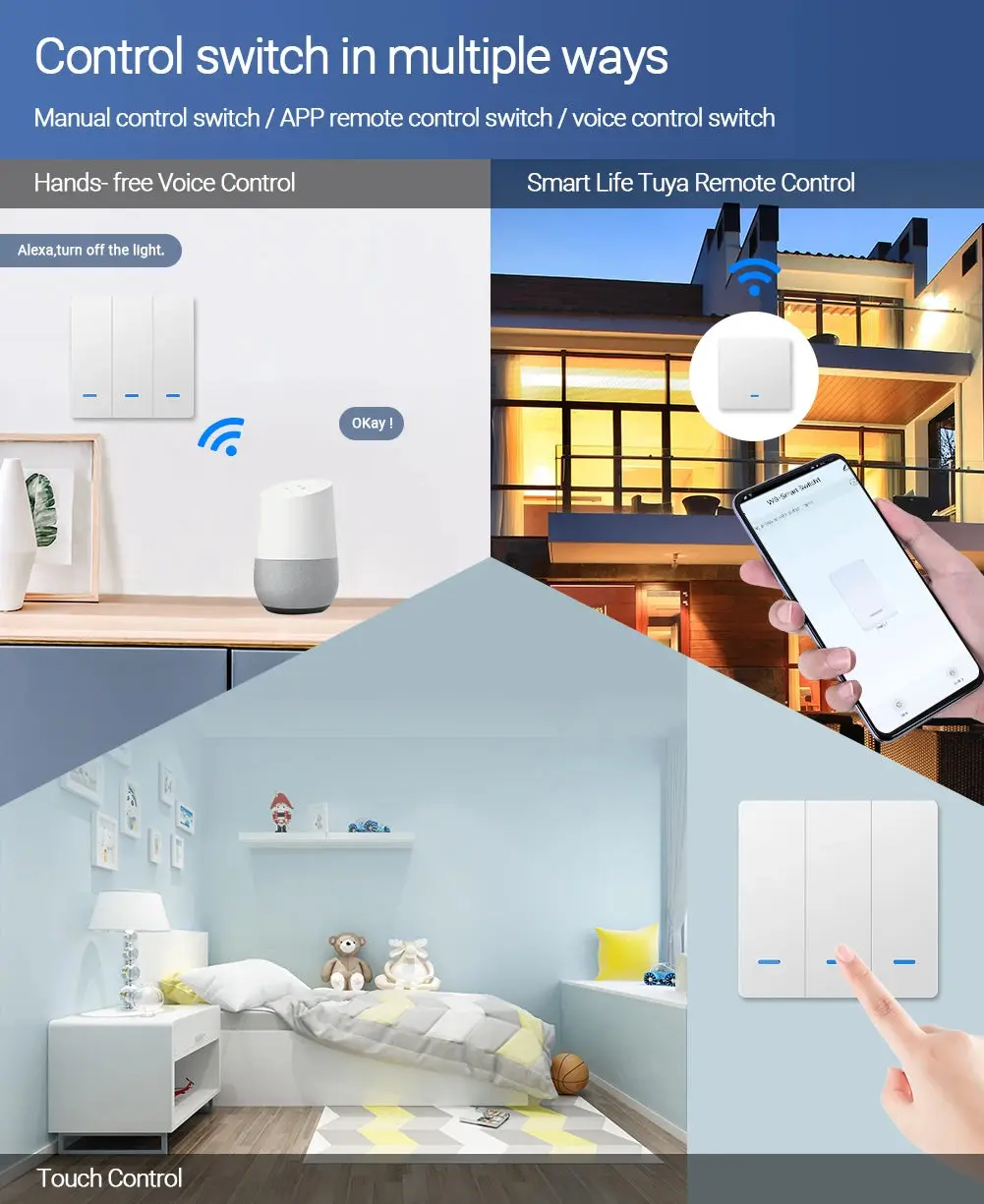 Push Button Smart 2 Way Light Switch - Image 5