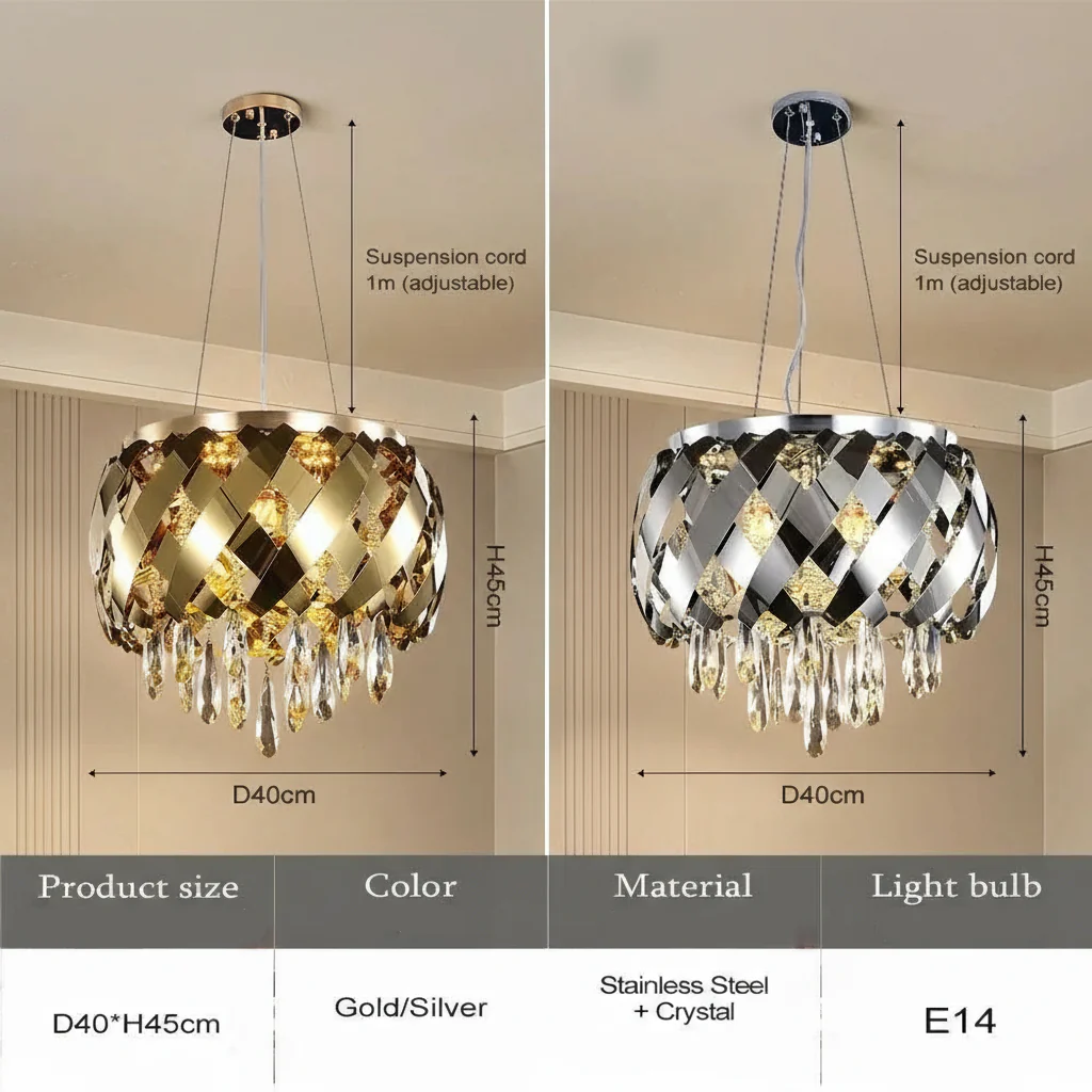 Round Pendant Lamp For Dining Room - Image 7