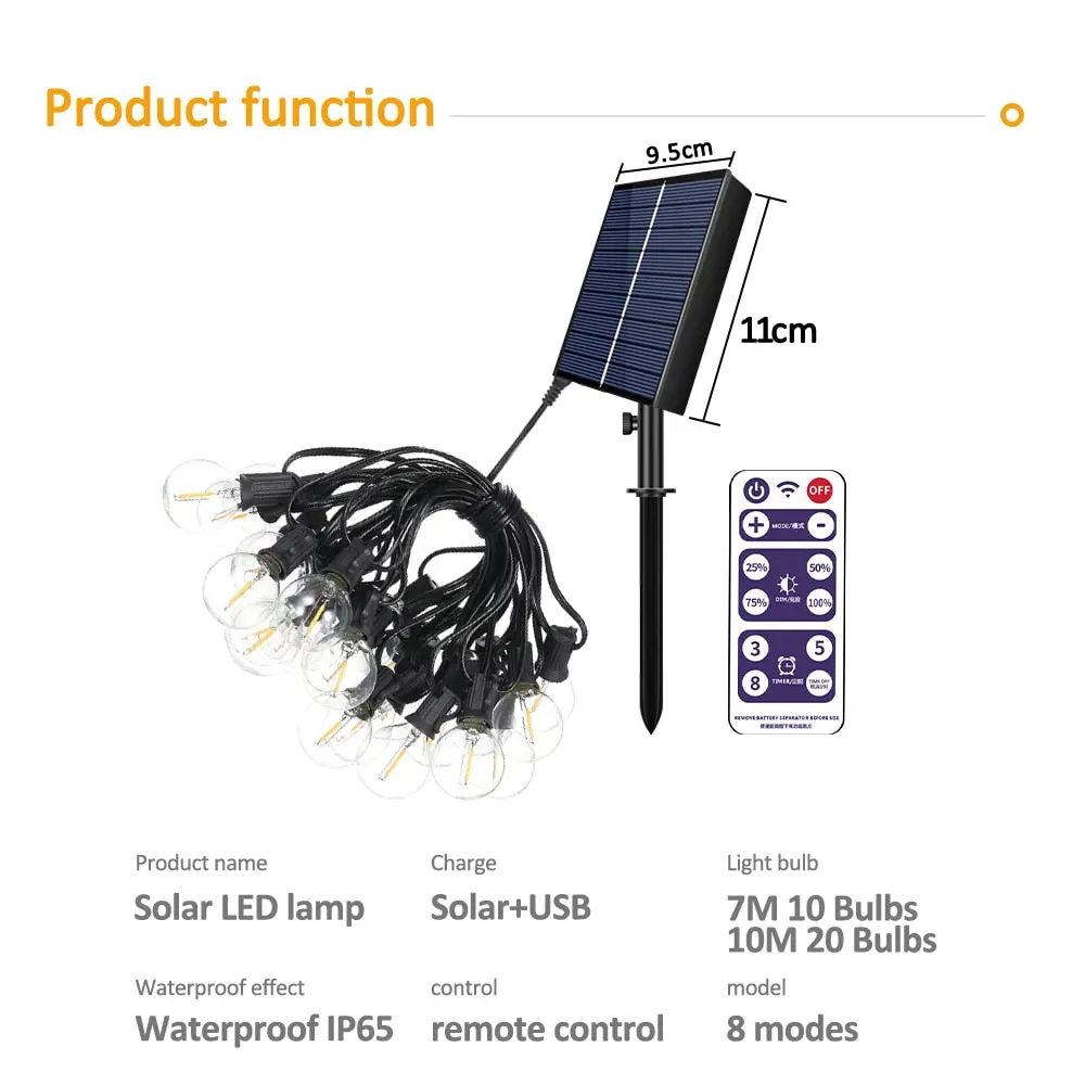 The Solar String Outdoor Lights - Image 8