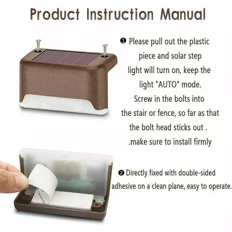 Waterproof LED Solar Stair Lights - Image 4