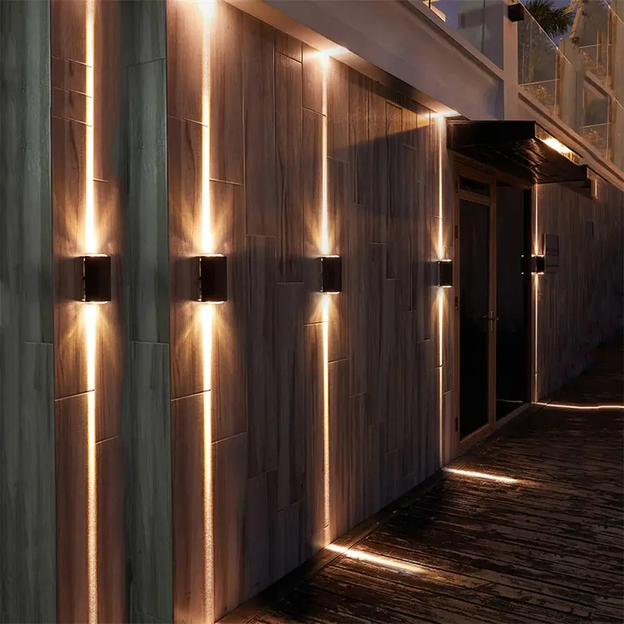 Waterproof LED Up Down Garden Wall Light - Image 3