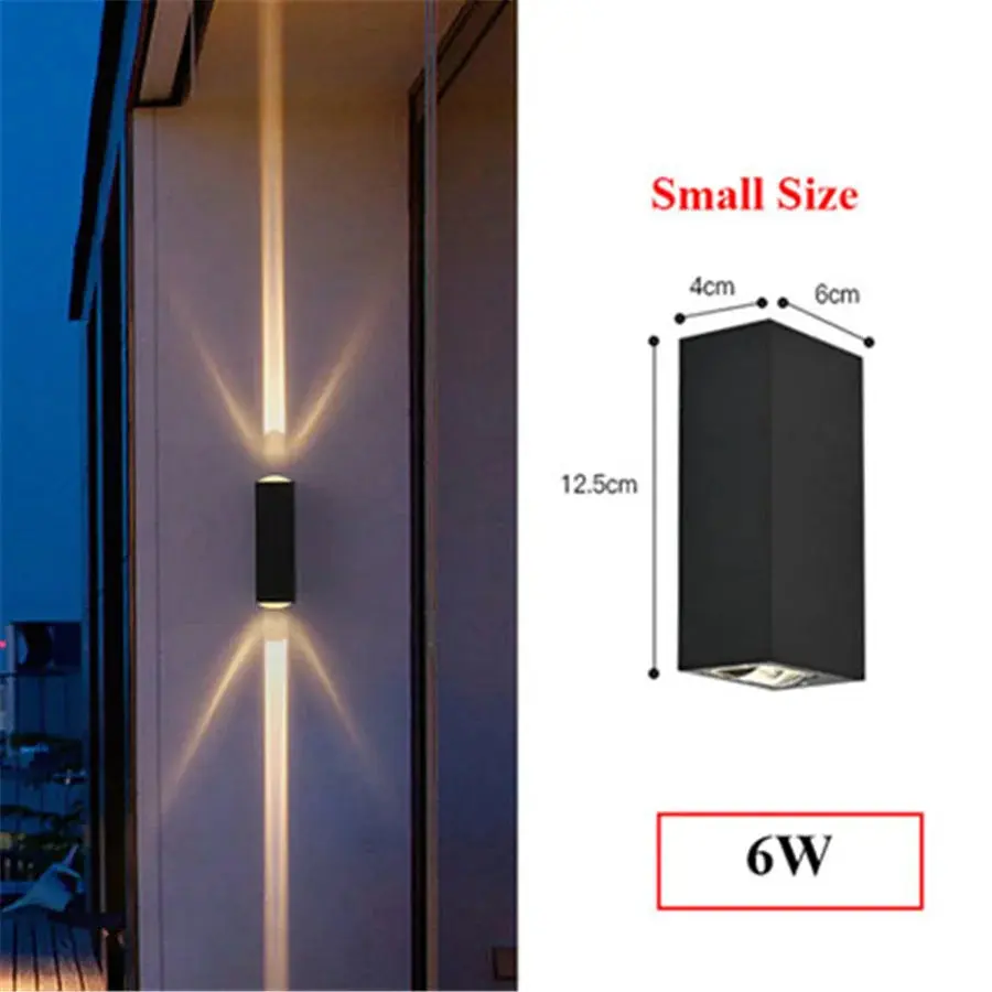 Waterproof LED Up Down Garden Wall Light - Image 8